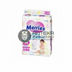 Фото товара Merries Подгузники 6-11 кг 64 шт
