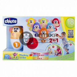 Фото товара Chicco Набор для боулинга Monkey strike 18+