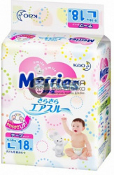 Фото товара Merries Подгузники 9-14 кг 18 шт