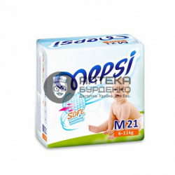 Фото товара Mepsi подгузники 6-11 кг 21 шт.