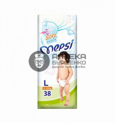 Фото товара Mepsi подгузники 9-16 кг 38 шт.